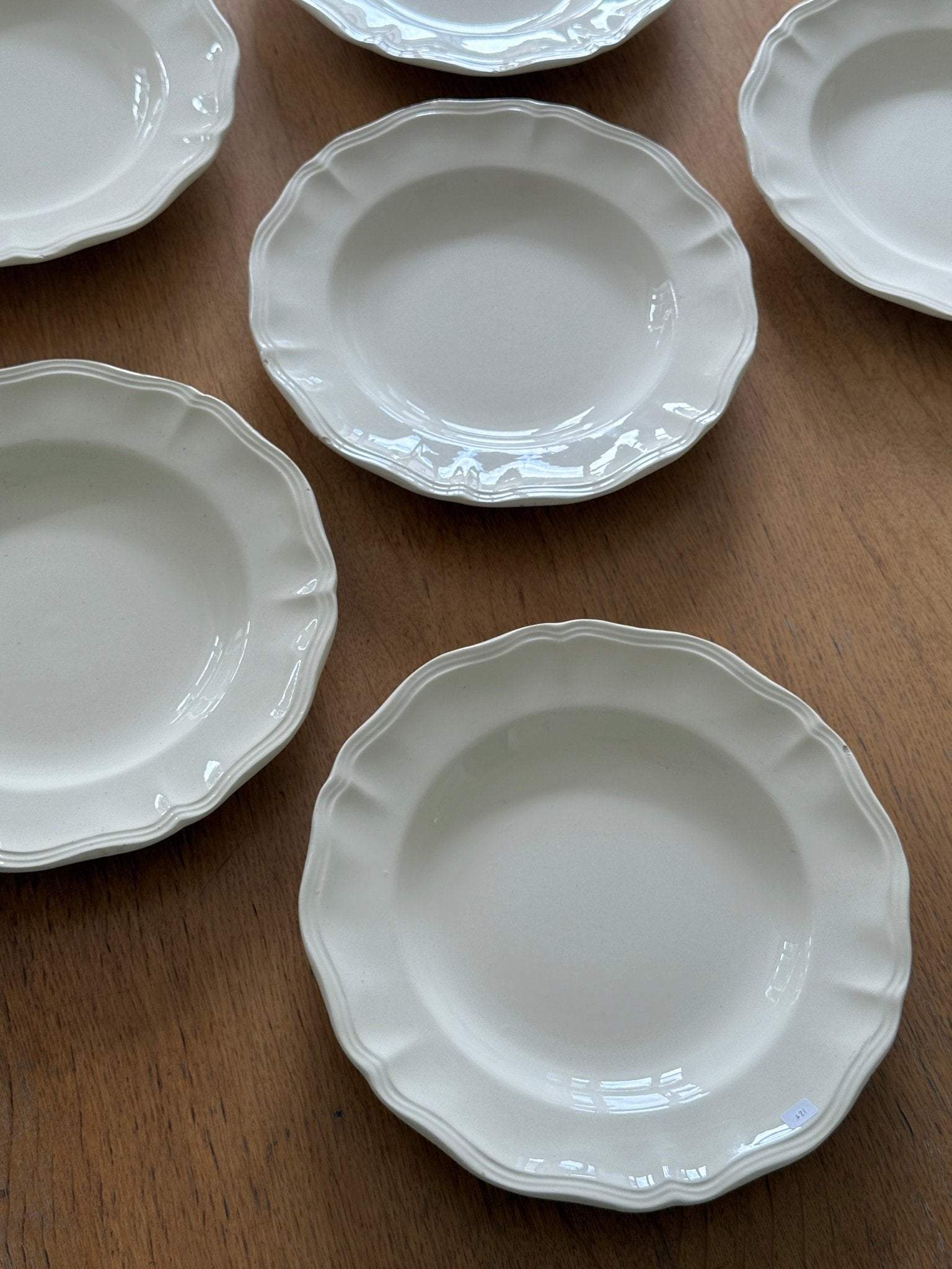 French pasta plates (6 pcs) - NEROLI