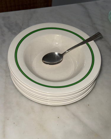 Furnivals pasta plates (8 pcs) - NEROLI