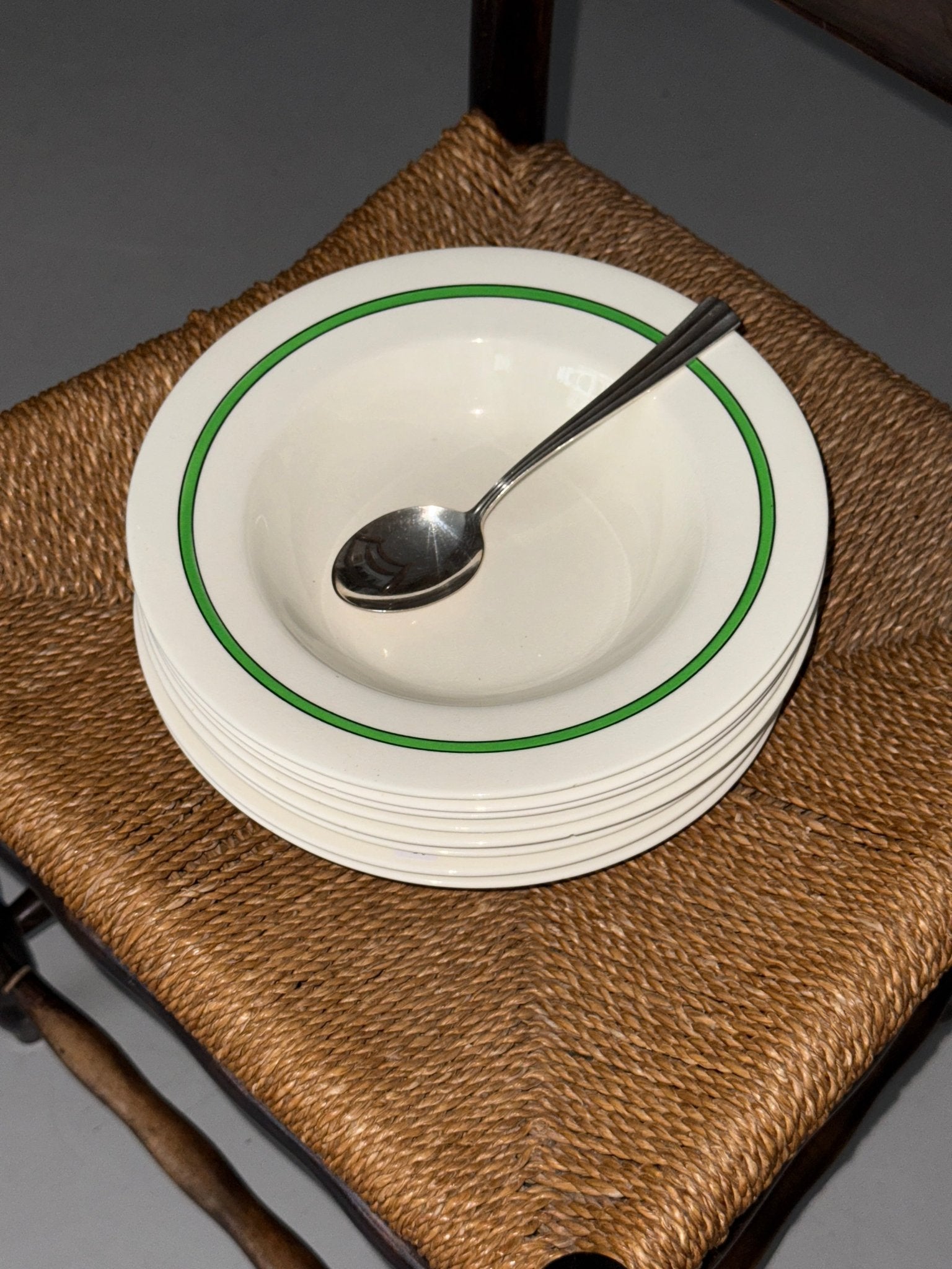 Furnivals pasta plates (8 pcs) - NEROLI