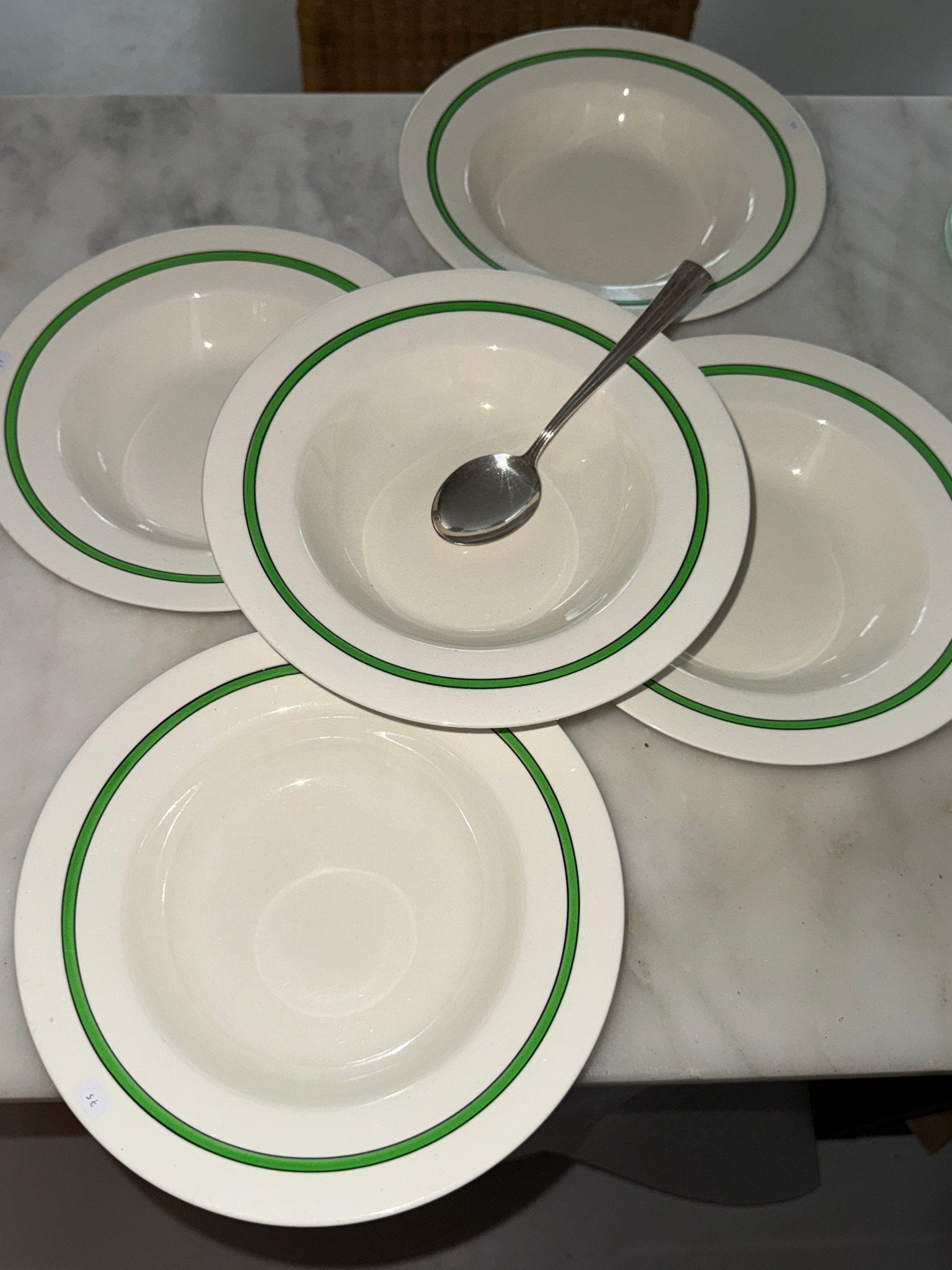 Furnivals pasta plates (8 pcs) - NEROLI