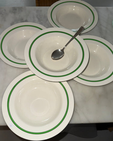 Furnivals pasta plates (8 pcs) - NEROLI