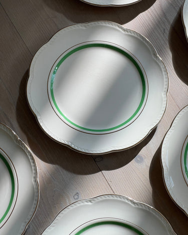Gefle lunch plates (7 pcs) - NEROLI