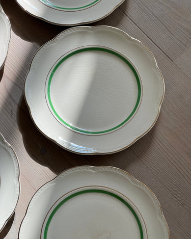 Gefle lunch plates (7 pcs) - NEROLI