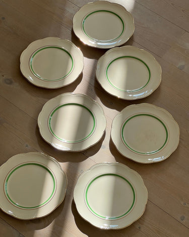 Gefle lunch plates (7 pcs) - NEROLI