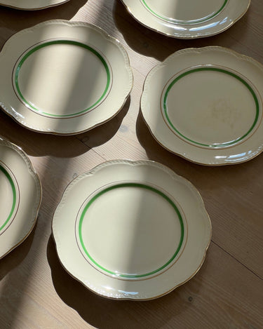Gefle lunch plates (7 pcs) - NEROLI