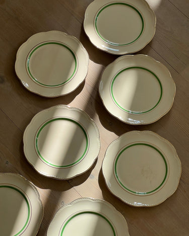 Gefle lunch plates (7 pcs) - NEROLI