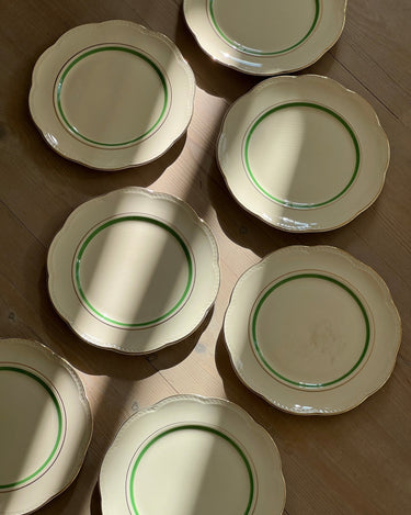 Gefle lunch plates (7 pcs) - NEROLI