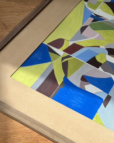 Geometric painting - NEROLI