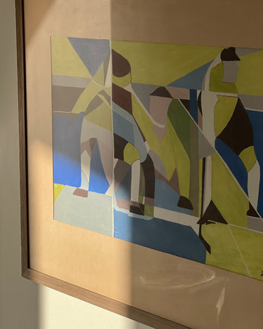 Geometric painting - NEROLI