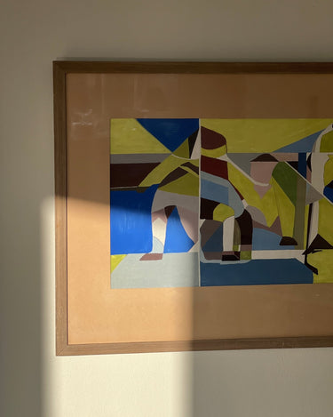 Geometric painting - NEROLI