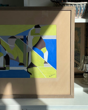 Geometric painting - NEROLI