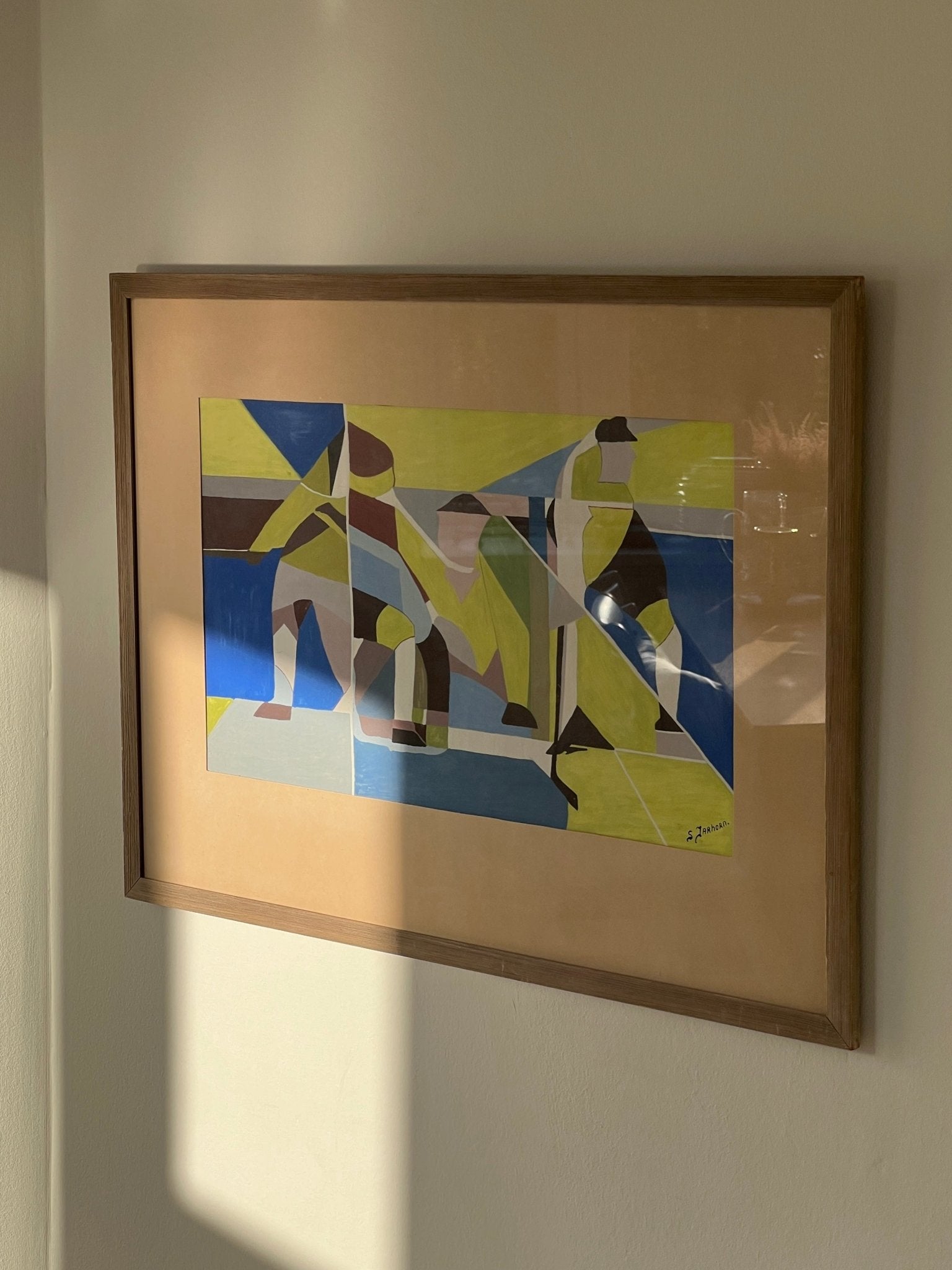 Geometric painting - NEROLI