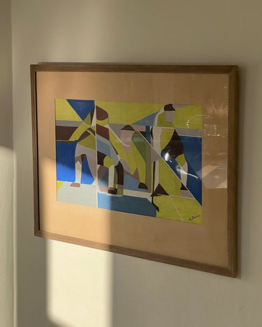 Geometric painting - NEROLI