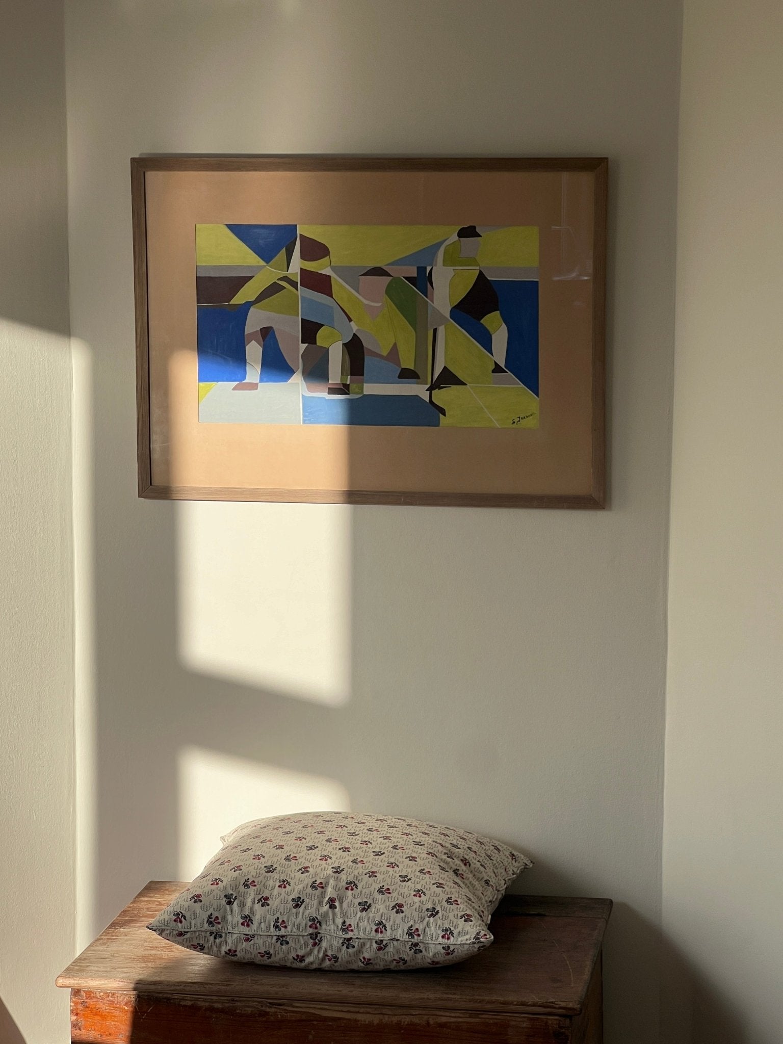 Geometric painting - NEROLI