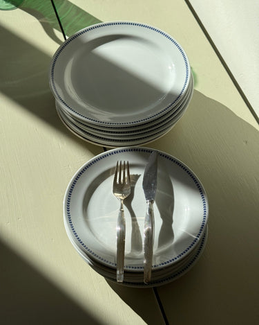 Ginori lunch plates (6 pcs) - NEROLI