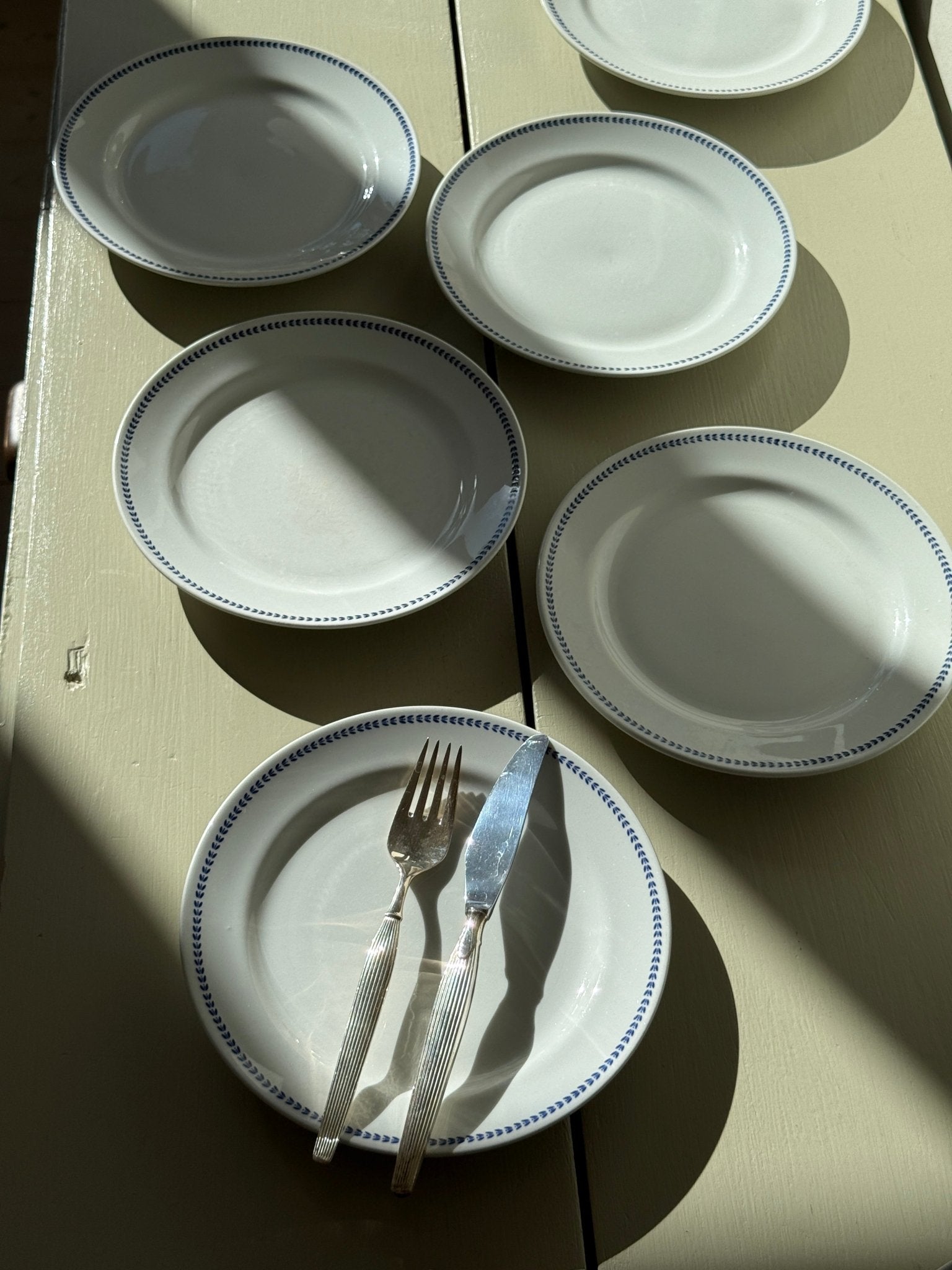 Ginori lunch plates (6 pcs) - NEROLI