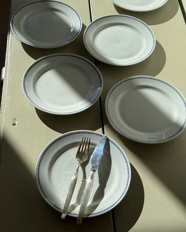 Ginori lunch plates (6 pcs) - NEROLI