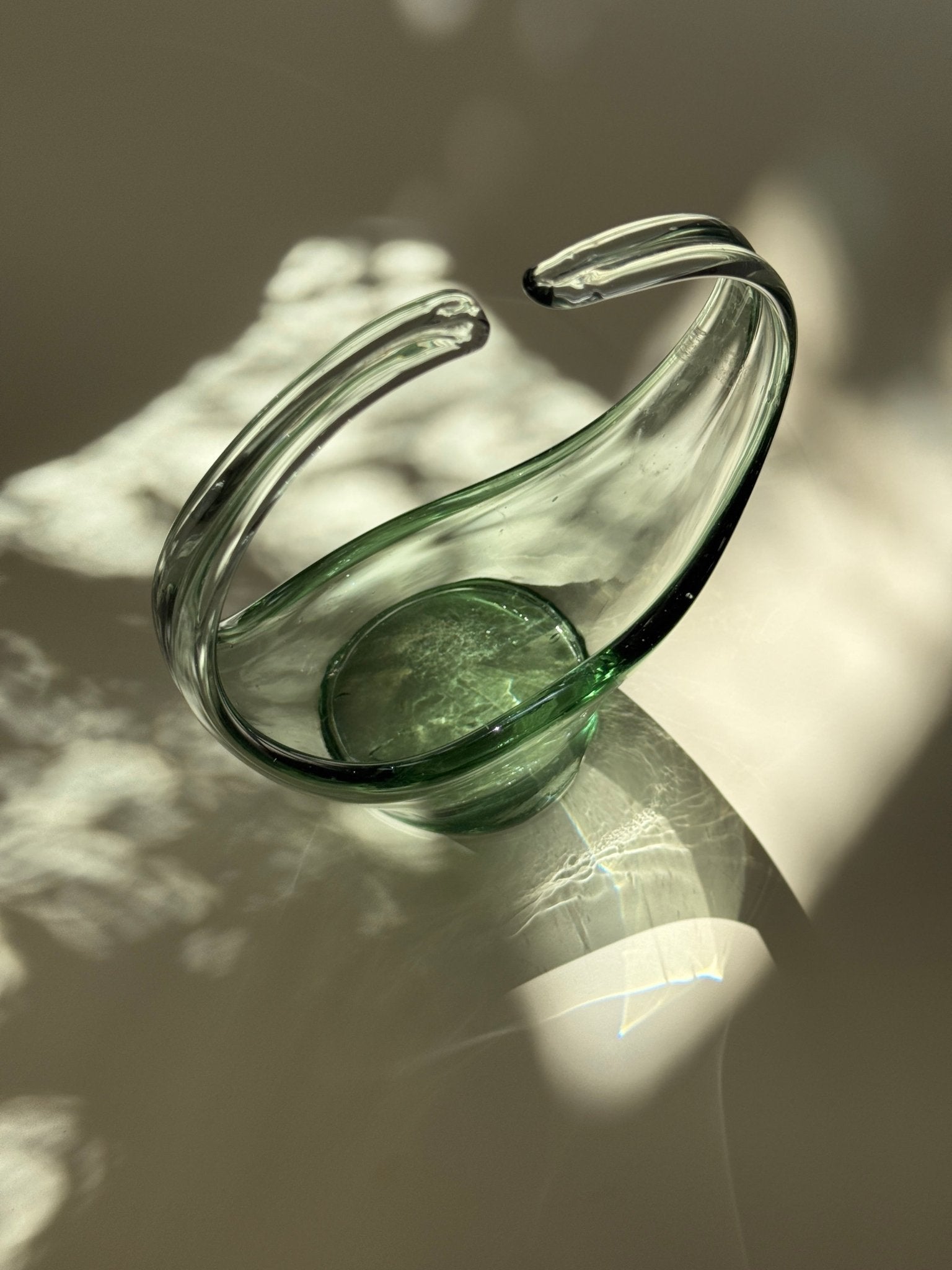 Glass basket - NEROLI