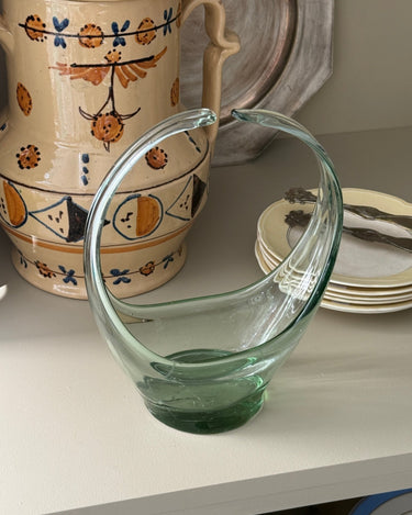 Glass basket - NEROLI