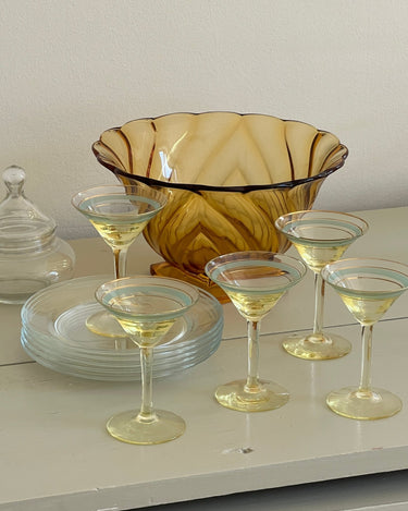 Glass bowl - NEROLI