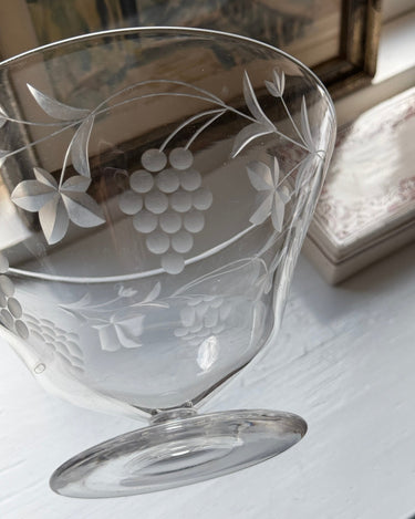 Glass bowl - NEROLI