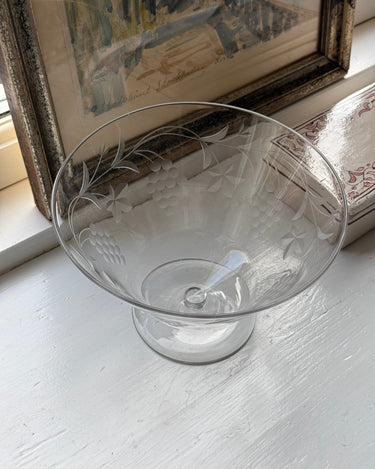 Glass bowl - NEROLI