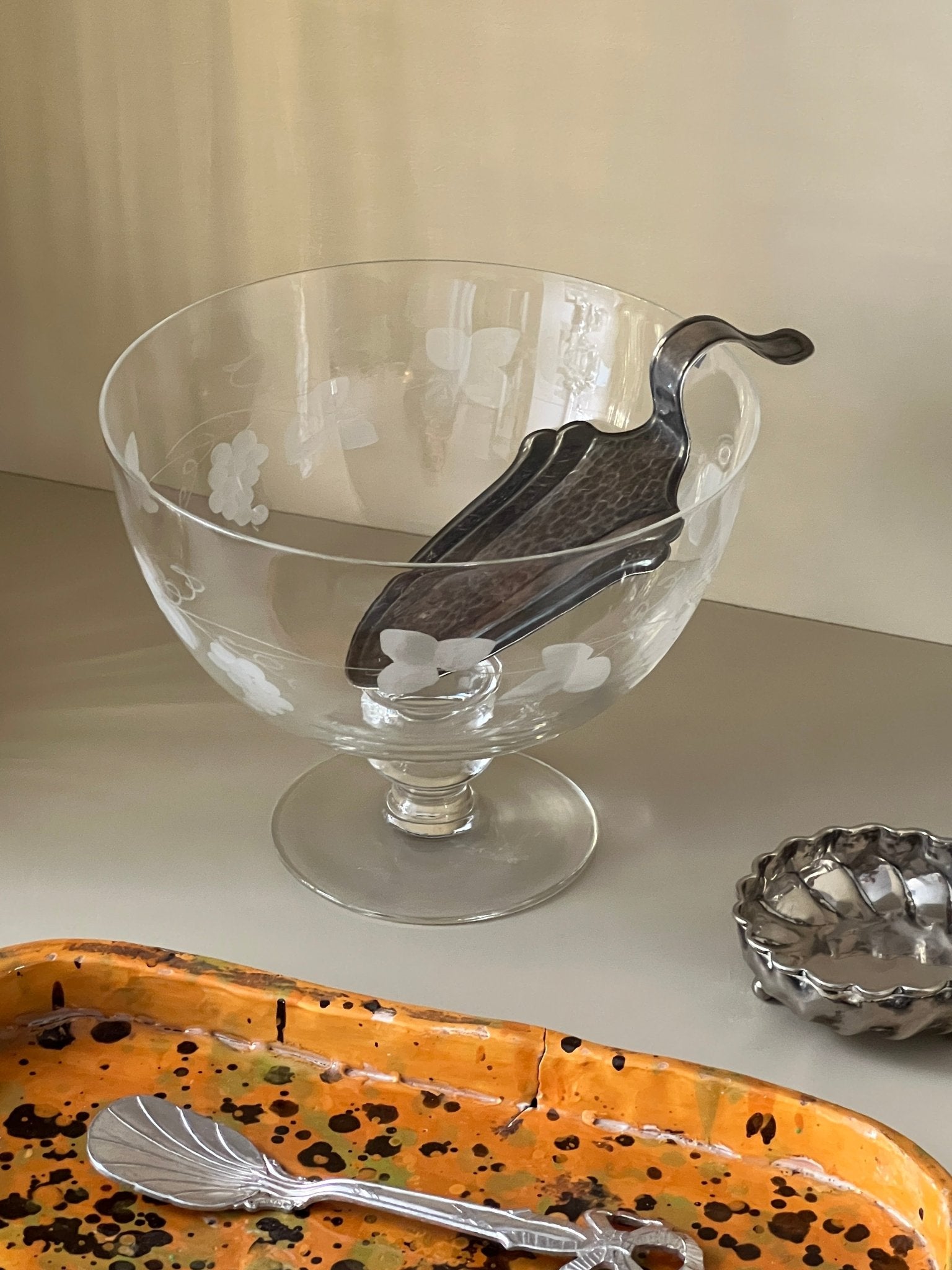 Glass bowl - NEROLI