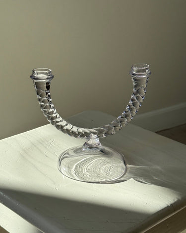 Glass candelabra - NEROLI