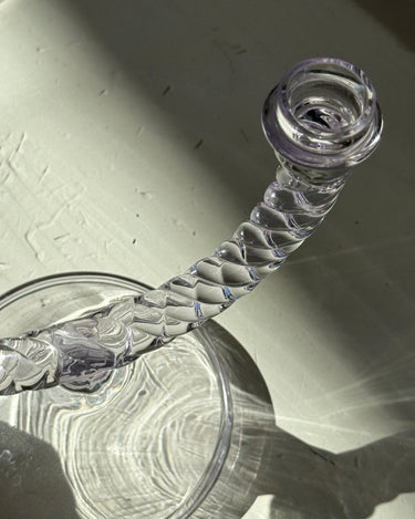 Glass candelabra - NEROLI