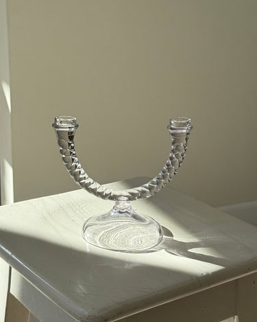 Glass candelabra - NEROLI