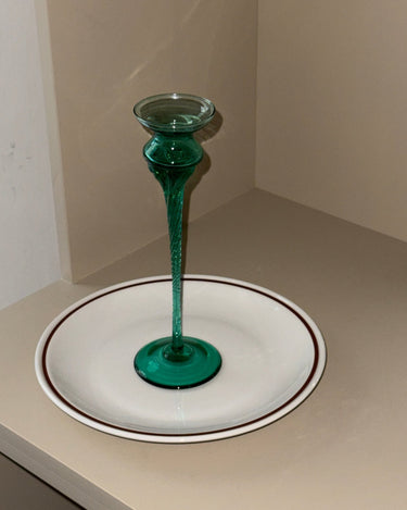 Glass candlestick - NEROLI