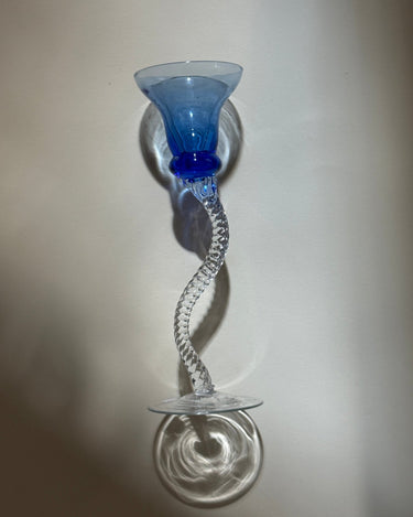 Glass candlestick - NEROLI