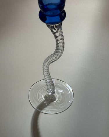 Glass candlestick - NEROLI
