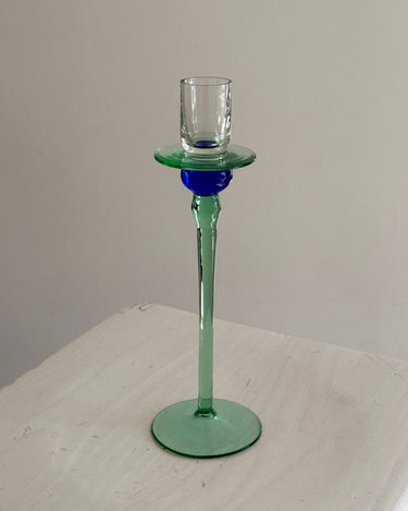 Glass candlestick - NEROLI