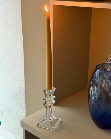 Glass candlestick - NEROLI