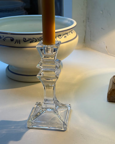 Glass candlestick - NEROLI