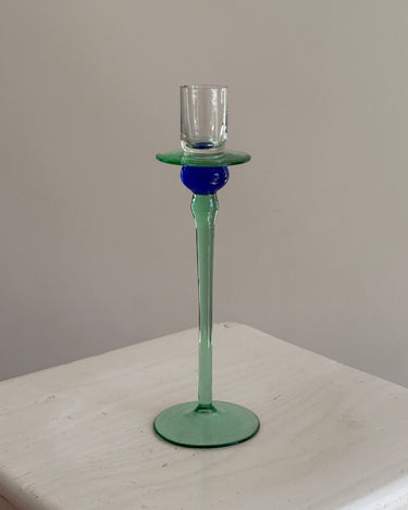 Glass candlestick - NEROLI
