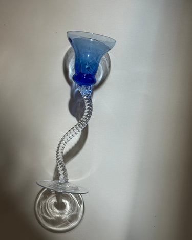 Glass candlestick - NEROLI