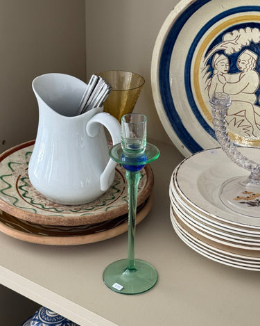Glass candlestick - NEROLI