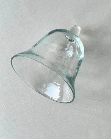 Glass cloche with platter - NEROLI