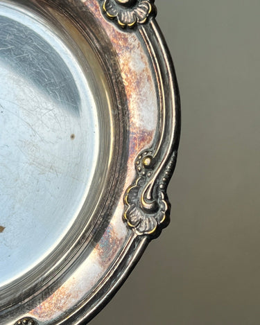 Glass cloche with platter - NEROLI