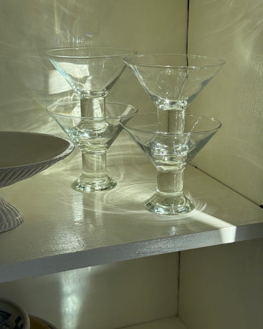 Glass compotes - NEROLI