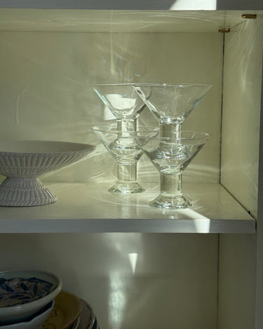 Glass compotes - NEROLI