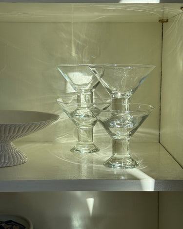 Glass compotes - NEROLI