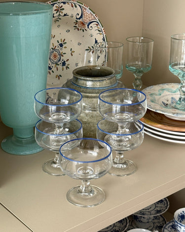 Glass coupes (5 pcs) - NEROLI