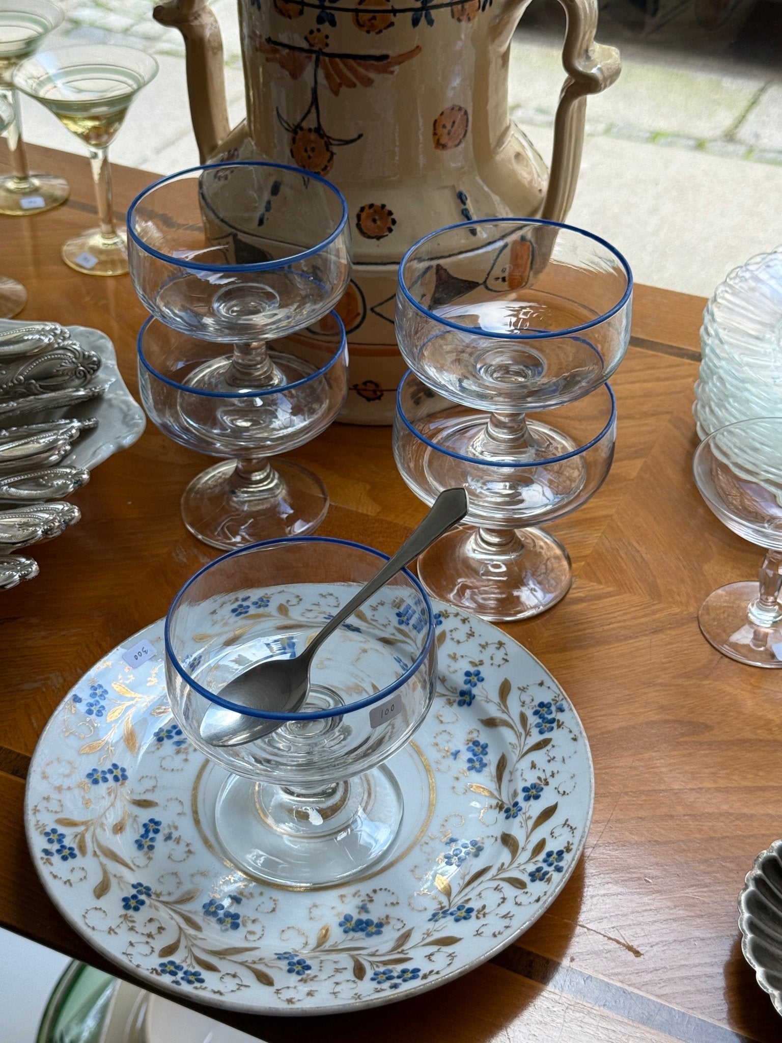 Glass coupes (5 pcs) - NEROLI