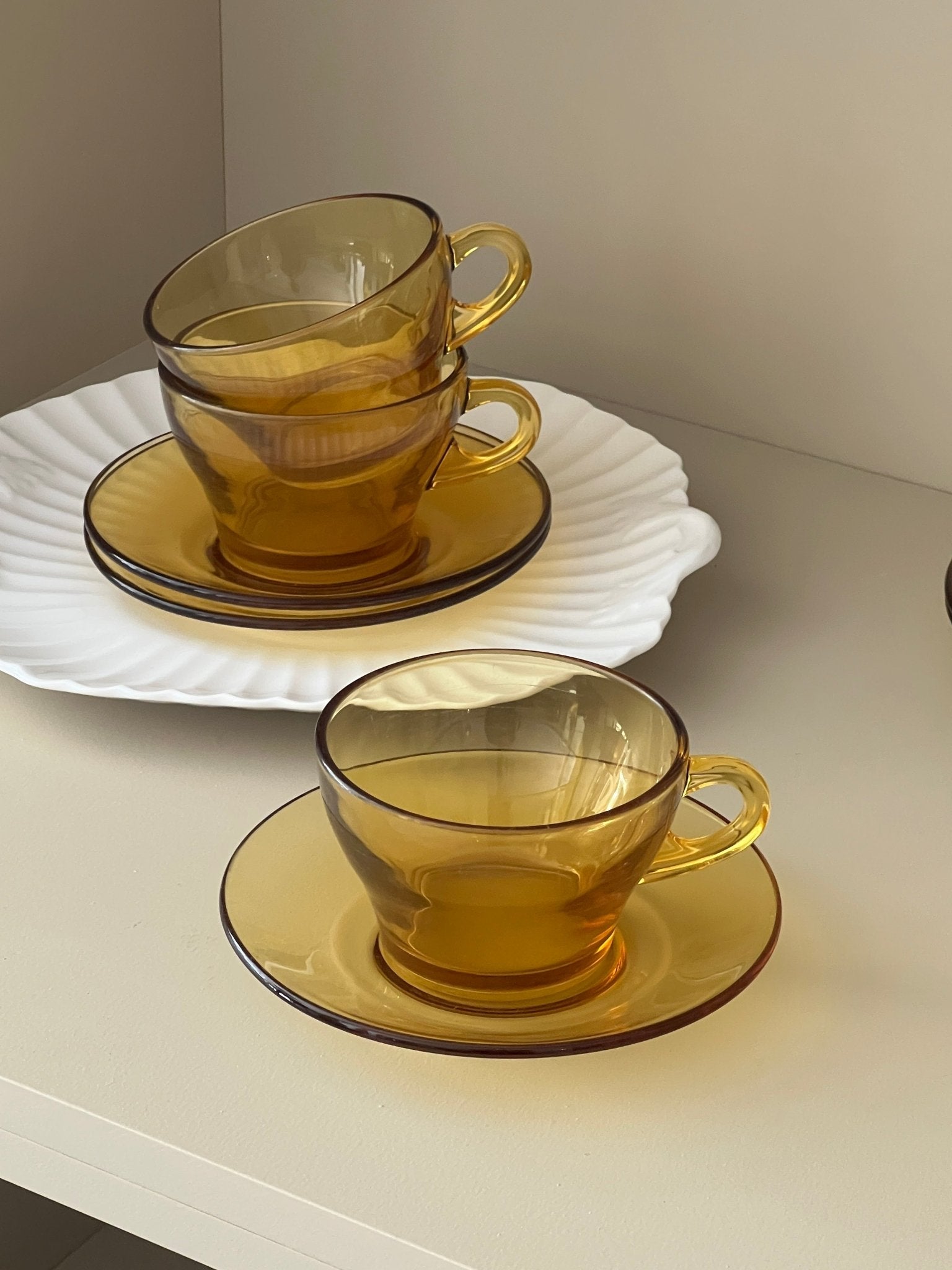Glass cups (3 sets) - NEROLI