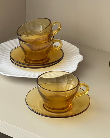 Glass cups (3 sets) - NEROLI