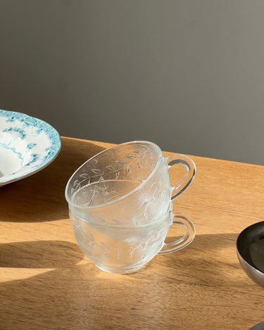 Glass cups - NEROLI