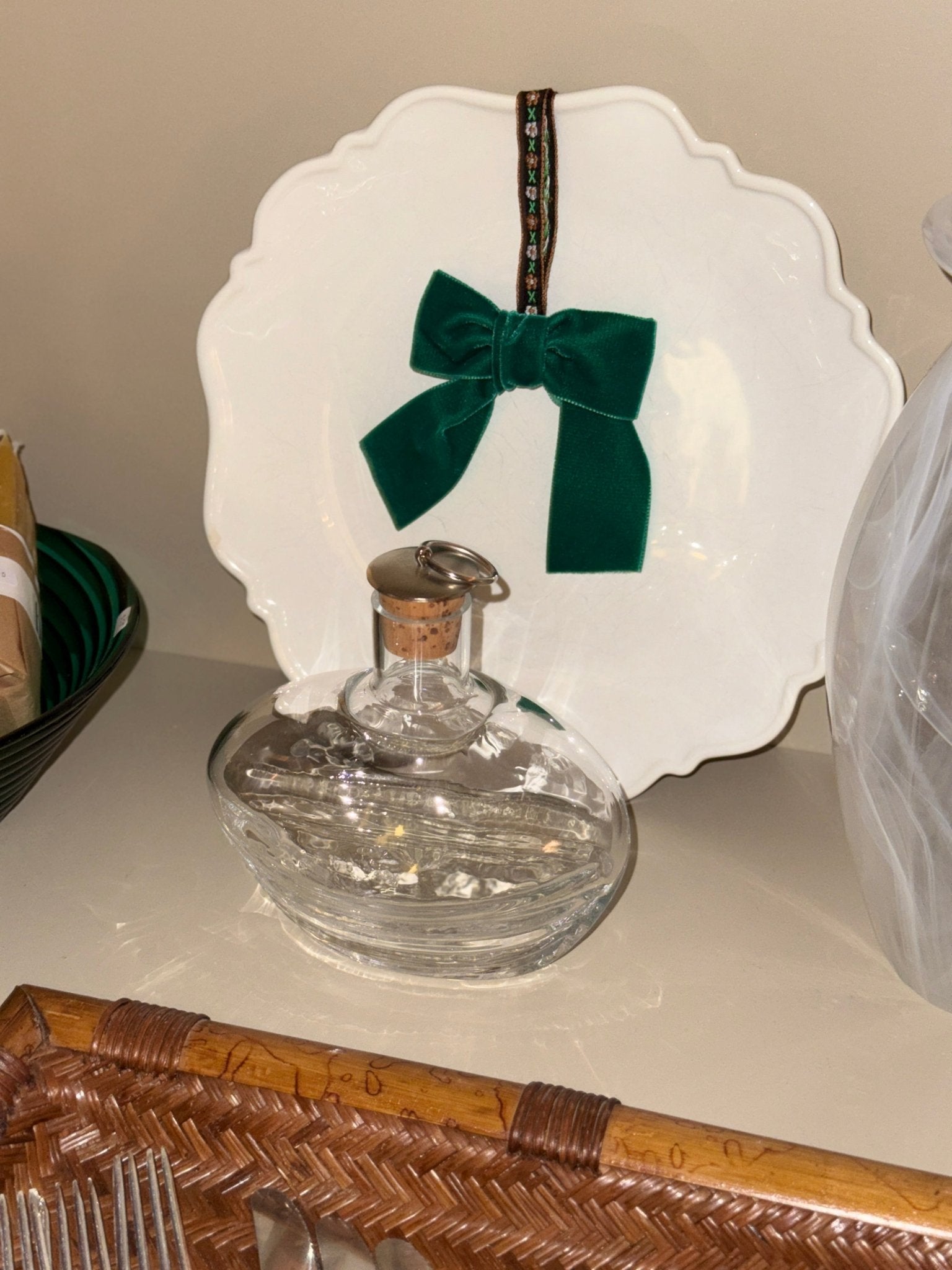 Glass decanter - NEROLI